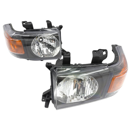 Pair LED Head Lights Fit For Toyota Landcruiser VDJ70 VDJ76 VDJ78 VDJ79 Series 2007-ON