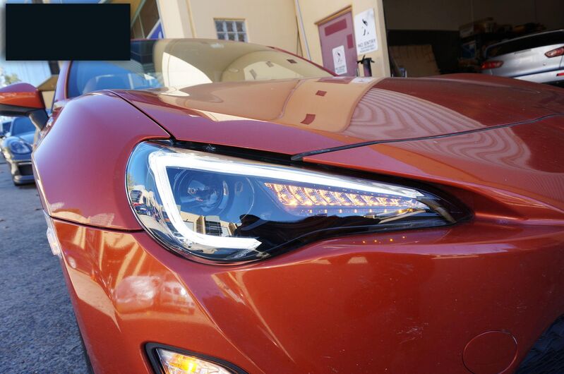VLAND 3D LED DRL Projector Headlights Fit For Toyota 86 GTS For Subaru BRZ 2012-2020