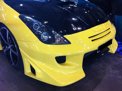Black CCFL Angel-Eyes Projector Head Lights Fit For Toyota Celica SS2 1999-2005