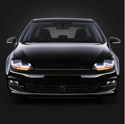 DRL Sequential LED Headlights Fit For Volkswagen VW Golf 6 MK6 GTI TDI 2008-2014