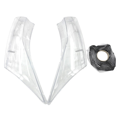 Pair Left + Right Headlight Lens Cover Fit For Holden Chevrolet Cruze 2008-2014