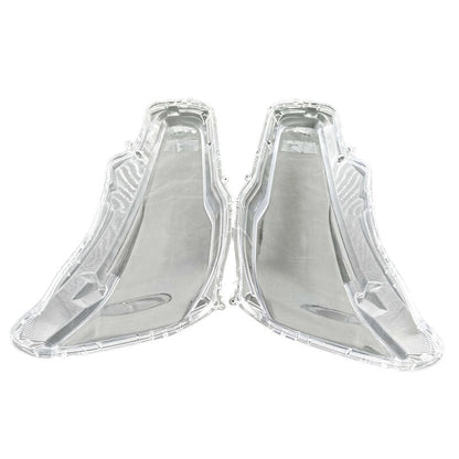 Pair Headlight Lens Cover Fit For Mitsubishi Lancer EX 2008-2016