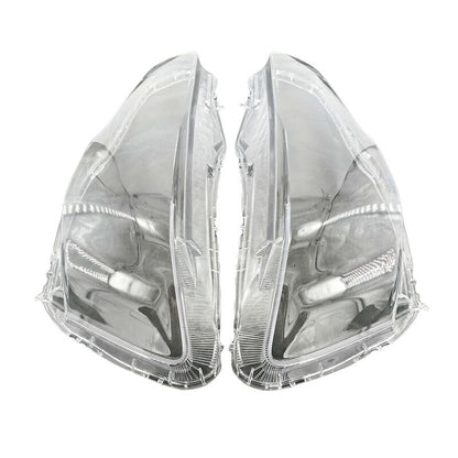 Pair Headlight Lens Cover Fit For Mitsubishi Lancer EX 2008-2016