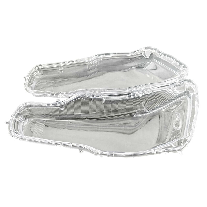 Pair Headlight Lens Cover Fit For Mitsubishi Lancer EX 2008-2016