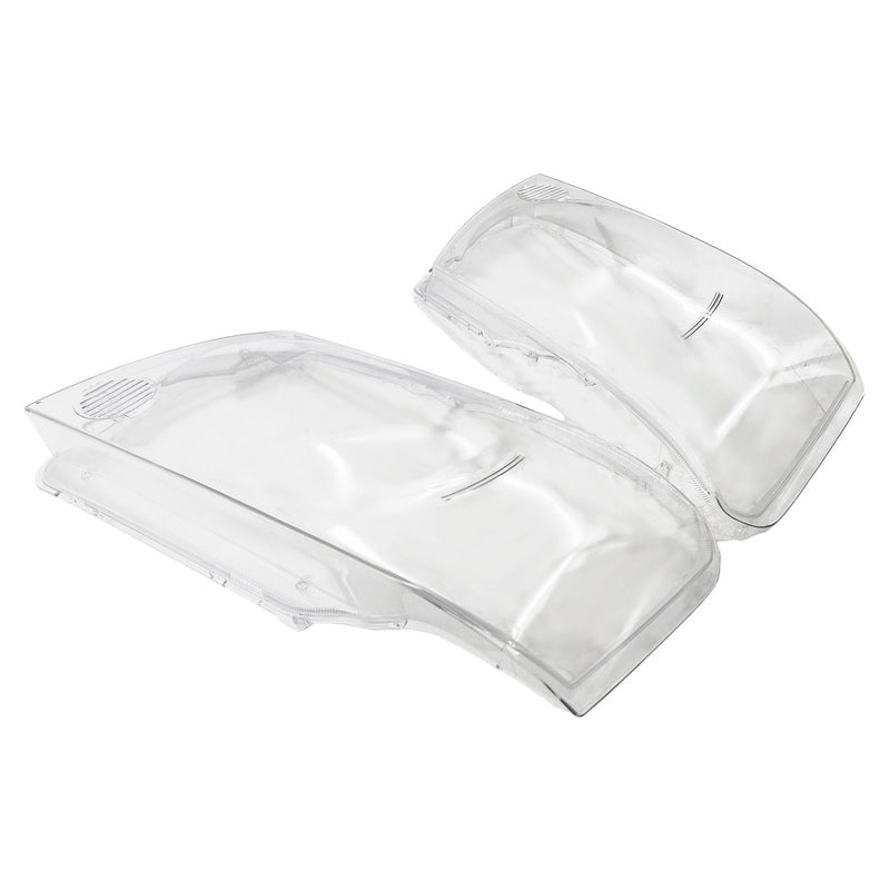 Pair Plastic Headlight Lens Cover Kit Fit For Nissan Patrol GU Y61 2004-2011