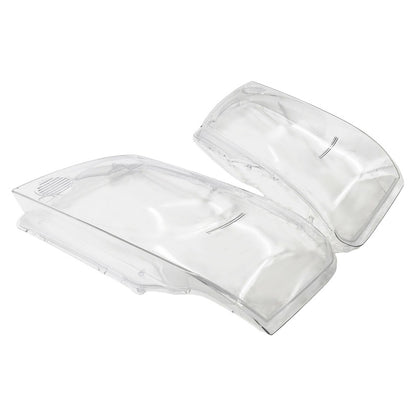 Pair Plastic Headlight Lens Cover Kit Fit For Nissan Patrol GU Y61 2004-2011