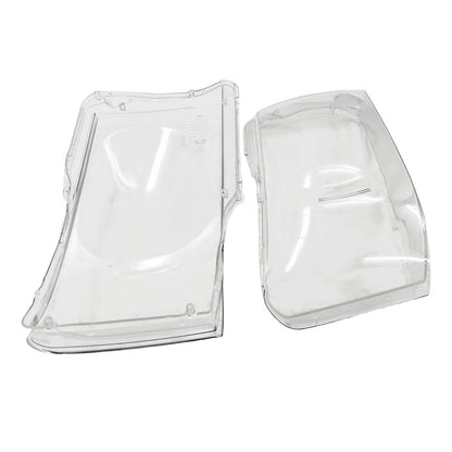 Pair Plastic Headlight Lens Cover Kit Fit For Nissan Patrol GU Y61 2004-2011
