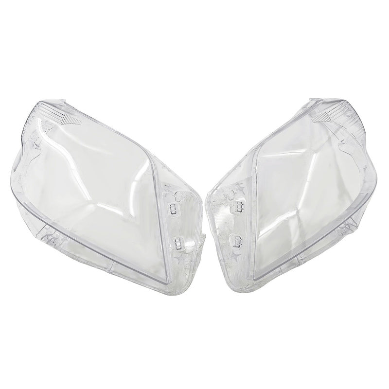 Pair Headlight Lens Cover Fit For Toyota Land Cruiser Prado 150 Series 2009-2013