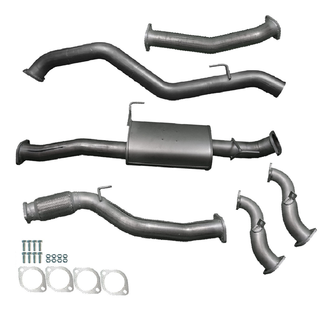 #Raw Aluminised Steel, #No Cat & Muffler