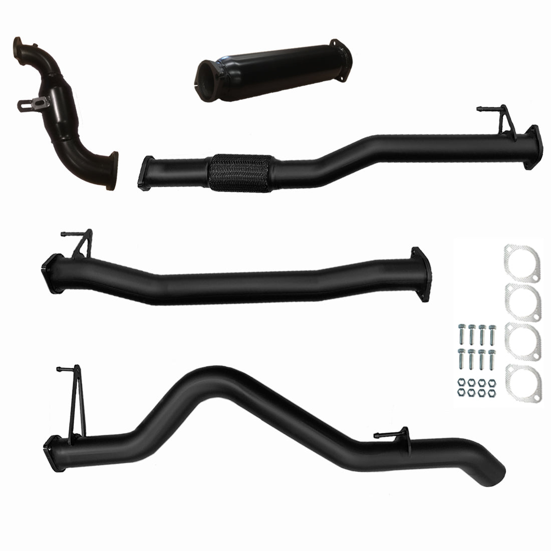 Ramped Up 4x4 Black Stainless Steel Snorkel Kit Suitable For Isuzu Dmax 2020+ RG
