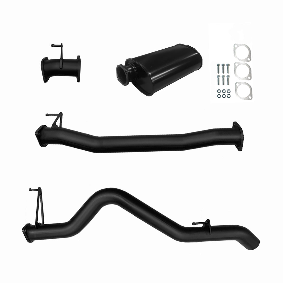 #Black - Aluminised Steel, #Muffler
