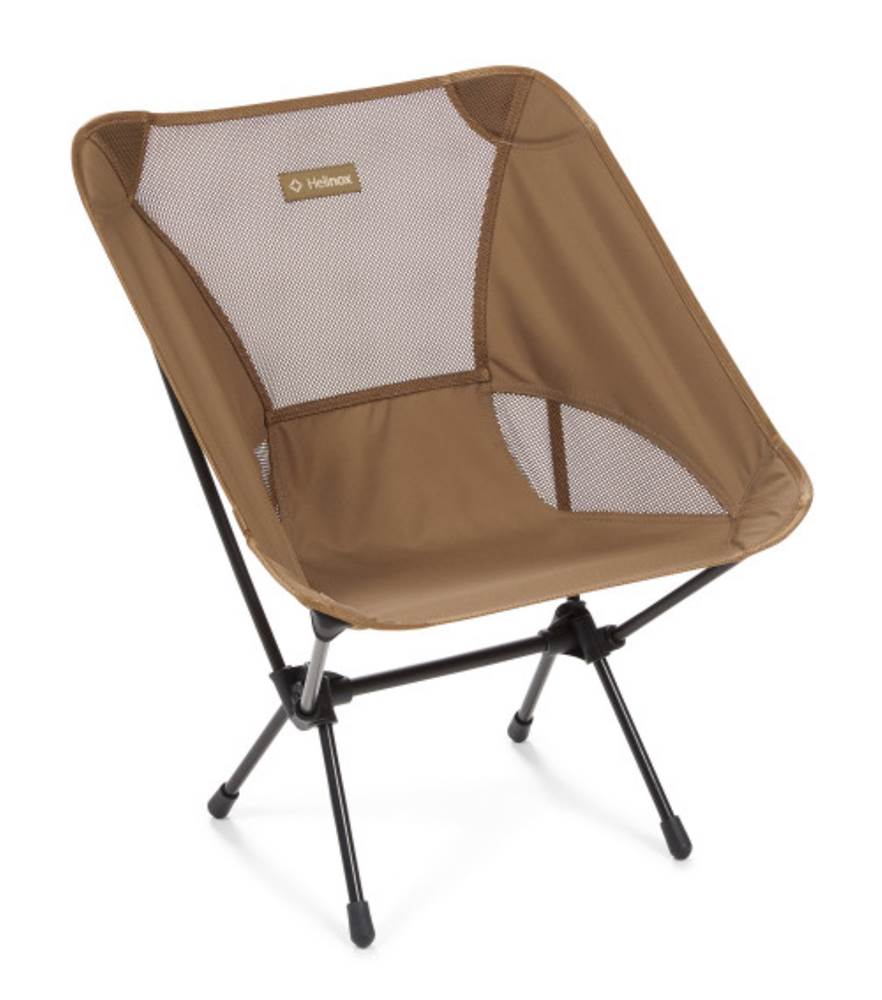Chair One Tan with Black Frame