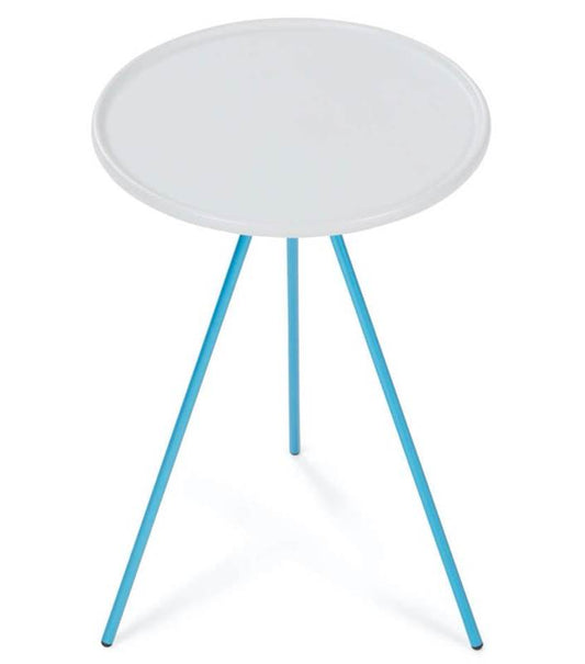 Side Table Small Putty with Blue Frame