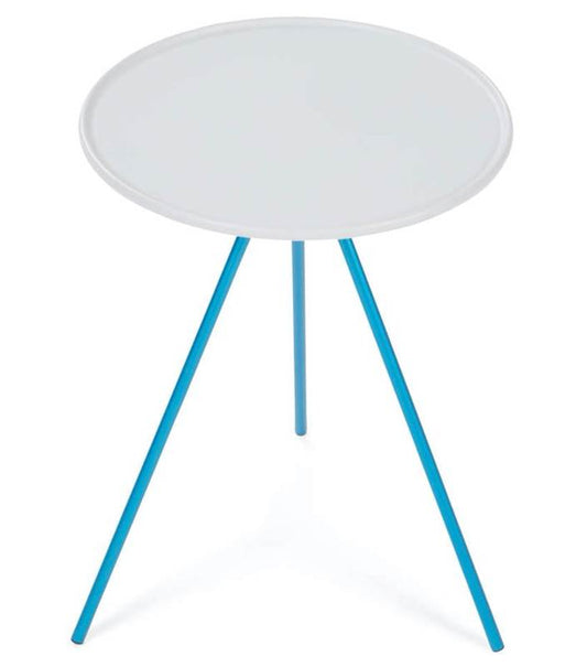 Side Table Medium Putty with Blue Frame