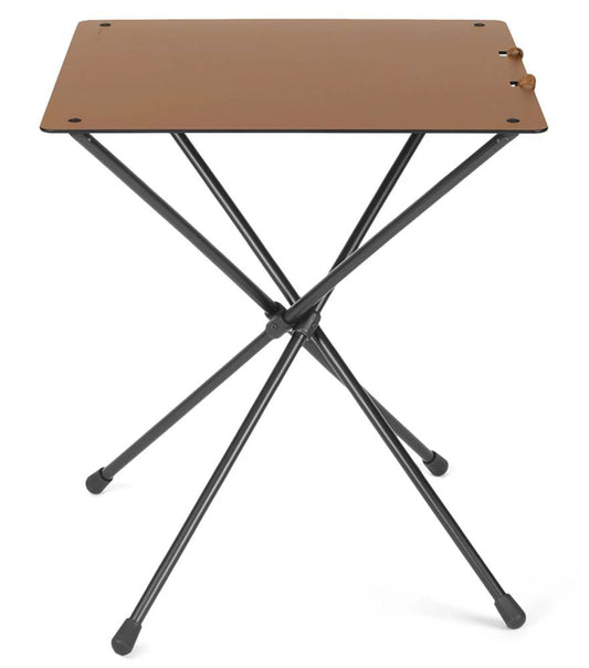 Cafe Table Coyote Tan with Black Frame