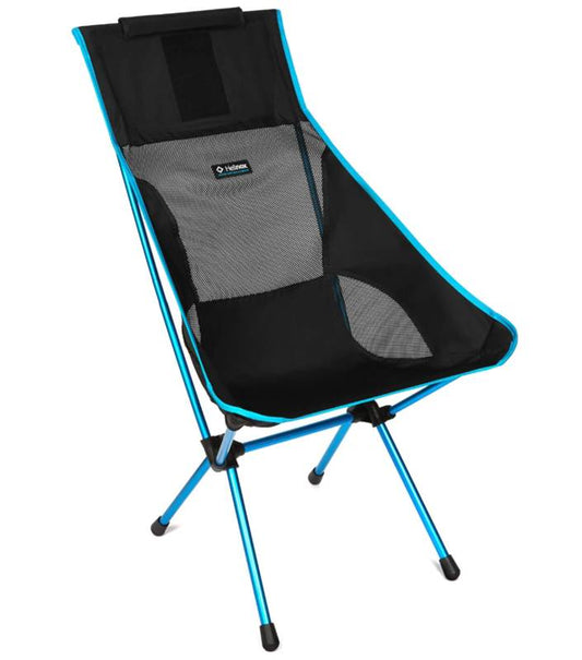 Sunset Chair Black with Cyan Blue Frame