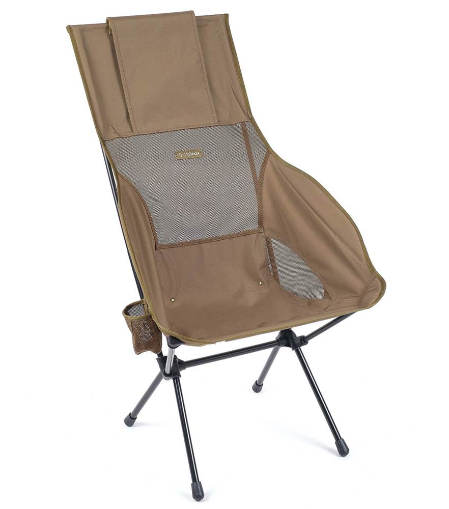 Savanna Chair Coyote Tan with Black Frame