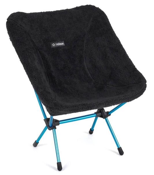 Fleece Seat Warmer for Chair One Black