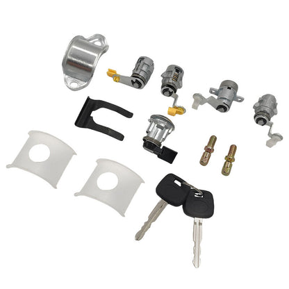 Ignition Barrel Lock & Door Locks Set Fit For Toyota Hiace 100 Series LH103 LH125 RZH103 RZH112 1996-2004