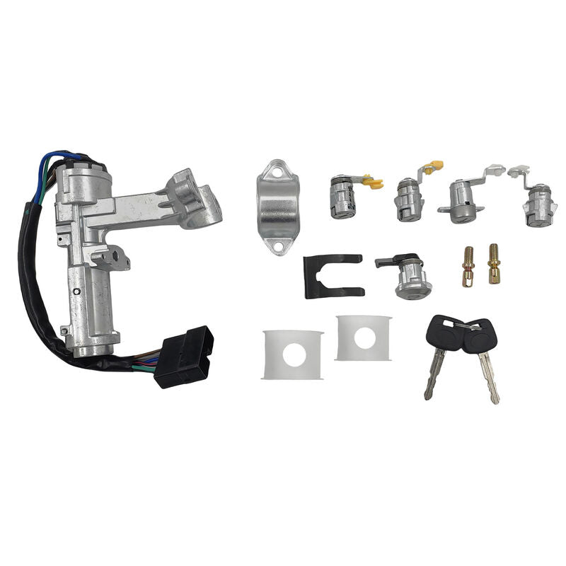 Ignition Barrel Lock & Door Locks Set Fit For Toyota Hiace 100 Series LH103 LH125 RZH103 RZH112 1996-2004