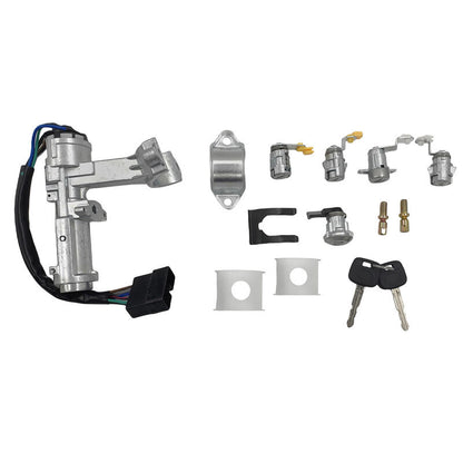Ignition Barrel Lock & Door Locks Set Fit For Toyota Hiace 100 Series LH103 LH125 RZH103 RZH112 1996-2004