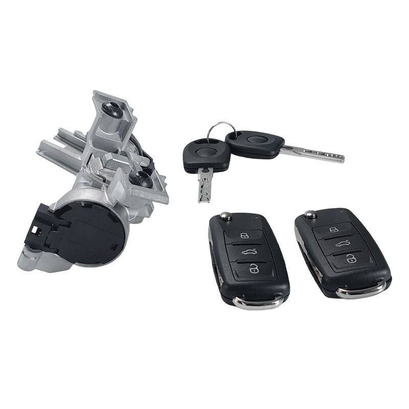Ignition Switch Lock Cylinder With 2 Key Fit For Volkswagen Golf EOS Tiguan Jetta 2004-2018 1K0905851B