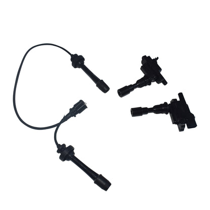 Ignition Coils & Gun Leads Fit For Ford Laser Mazda 323 Astina Protege 1.8L