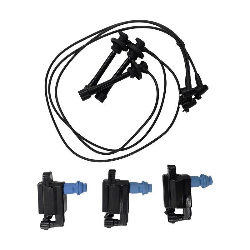 Ignition Coil & Ignition Lead Kit Fit For Lexus GS300 JZS160 IS300 JCE10 3.0L 2JZ-GE 6Cyl 24V 1997-2005