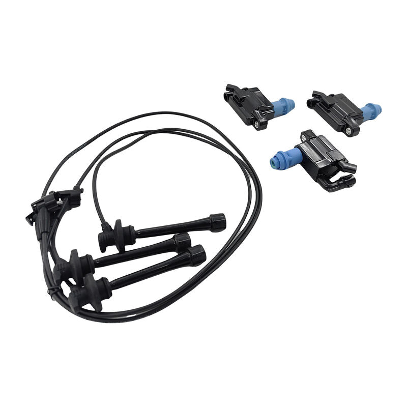 Ignition Coil & Ignition Lead Kit Fit For Lexus GS300 JZS160 IS300 JCE10 3.0L 2JZ-GE 6Cyl 24V 1997-2005