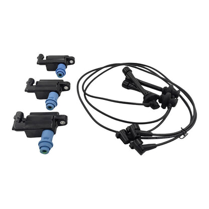 Ignition Coil & Ignition Lead Kit Fit For Lexus GS300 JZS160 IS300 JCE10 3.0L 2JZ-GE 6Cyl 24V 1997-2005