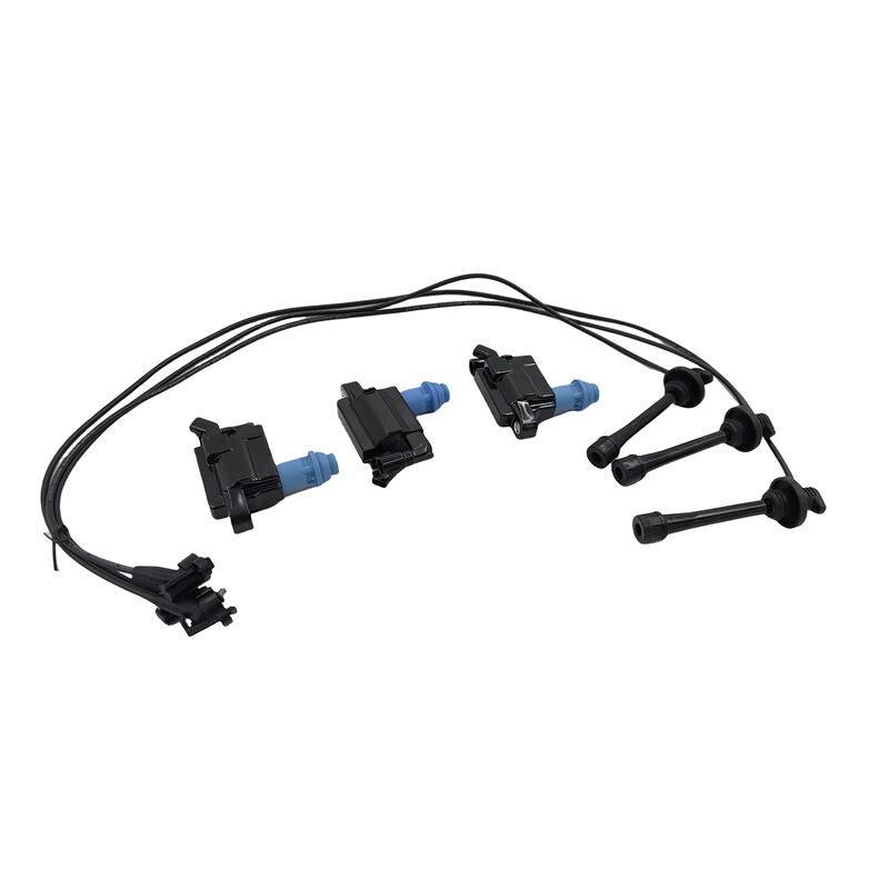 Ignition Coil & Ignition Lead Kit Fit For Lexus GS300 JZS160 IS300 JCE10 3.0L 2JZ-GE 6Cyl 24V 1997-2005