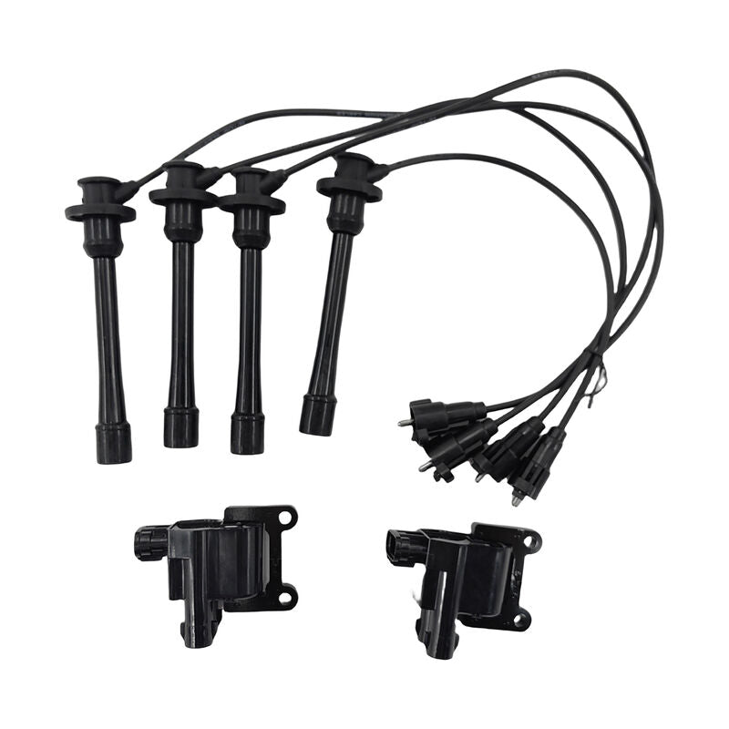 Ignition Coil & Top Gun Lead Kit Fit For Toyota Hilux RZN149R RZN169R 2.7L 3RZ-FE 4 Cylinder MPFi 16V 1997-2005