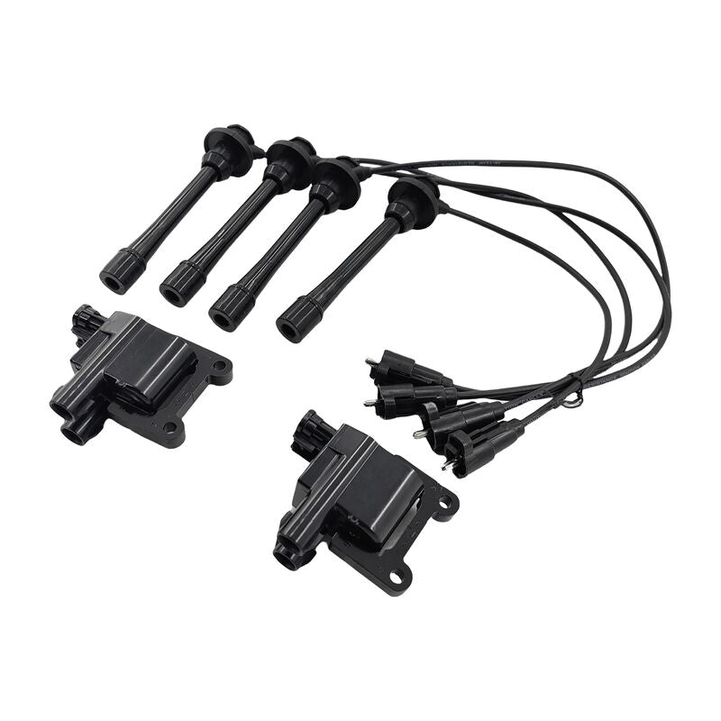 Ignition Coil & Top Gun Lead Kit Fit For Toyota Hilux RZN149R RZN169R 2.7L 3RZ-FE 4 Cylinder MPFi 16V 1997-2005