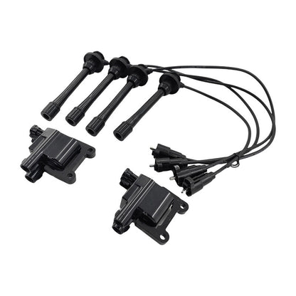 Ignition Coil & Top Gun Lead Kit Fit For Toyota Hilux RZN149R RZN169R 2.7L 3RZ-FE 4 Cylinder MPFi 16V 1997-2005