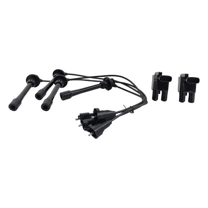 Ignition Coil & Top Gun Lead Kit Fit For Toyota Hilux RZN149R RZN169R 2.7L 3RZ-FE 4 Cylinder MPFi 16V 1997-2005