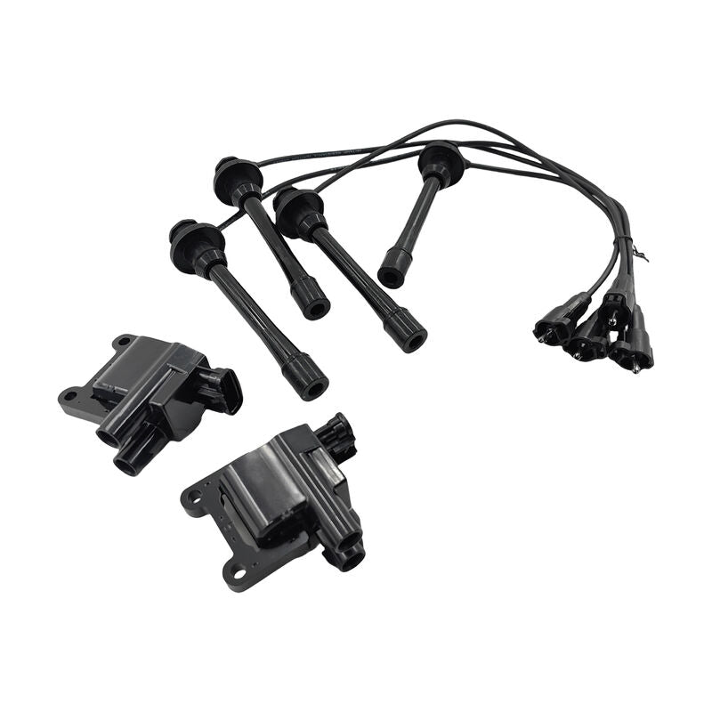 Ignition Coil & Top Gun Lead Kit Fit For Toyota Hilux RZN149R RZN169R 2.7L 3RZ-FE 4 Cylinder MPFi 16V 1997-2005