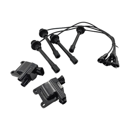 Ignition Coil & Top Gun Lead Kit Fit For Toyota Hilux RZN149R RZN169R 2.7L 3RZ-FE 4 Cylinder MPFi 16V 1997-2005