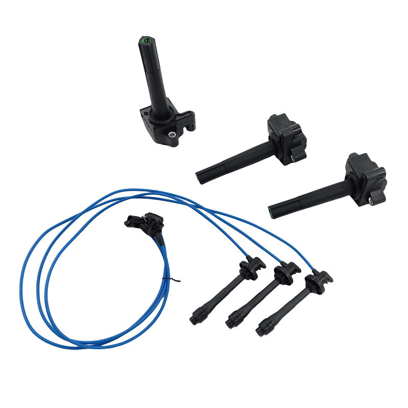 Ignition Coil & Top Gun Lead Kit Fit For Toyota Avalon MCX10R Camry MCV20R MCV36R Vienta MCV20R 1MZ-FE 3.0L