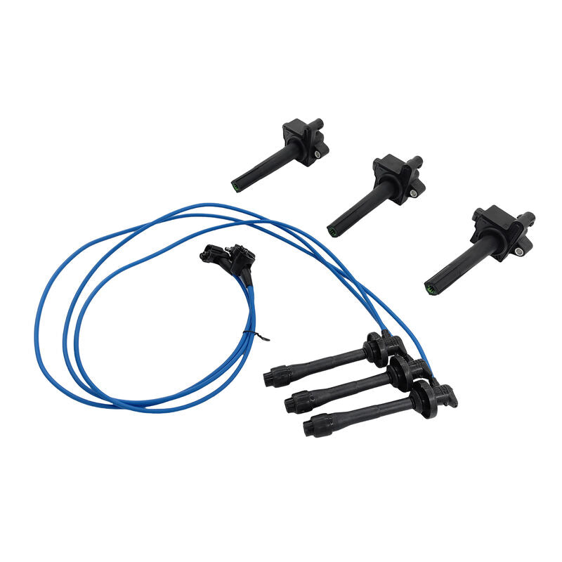 Ignition Coil & Top Gun Lead Kit Fit For Toyota Avalon MCX10R Camry MCV20R MCV36R Vienta MCV20R 1MZ-FE 3.0L