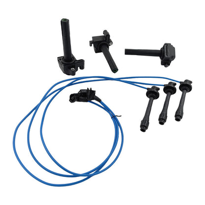 Ignition Coil & Top Gun Lead Kit Fit For Toyota Avalon MCX10R Camry MCV20R MCV36R Vienta MCV20R 1MZ-FE 3.0L