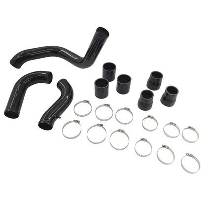 Intercooler Piping Kit With Joints & Clamps Black Fit For Nissan Navara D40 Turbo 2.5L YD25DDTI Engine 2005-2014