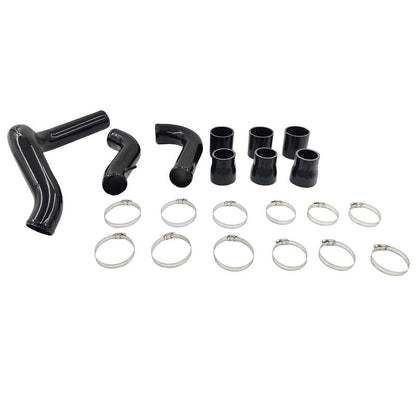 Intercooler Piping Kit With Joints & Clamps Black Fit For Nissan Navara D40 Turbo 2.5L YD25DDTI Engine 2005-2014