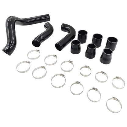 Intercooler Piping Kit With Joints & Clamps Black Fit For Nissan Navara D40 Turbo 2.5L YD25DDTI Engine 2005-2014