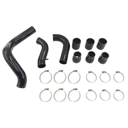 Intercooler Piping Kit With Joints & Clamps Black Fit For Nissan Navara D40 Turbo 2.5L YD25DDTI Engine 2005-2014