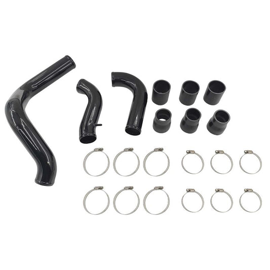 Intercooler Piping Kit With Joints & Clamps Black Fit For Nissan Navara D40 Turbo 2.5L YD25DDTI Engine 2005-2014