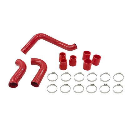 Intercooler Piping Kit With Joints & Clamps Red Fit For Nissan Navara D40 Turbo 2.5L YD25DDTI Engine 2005-2014