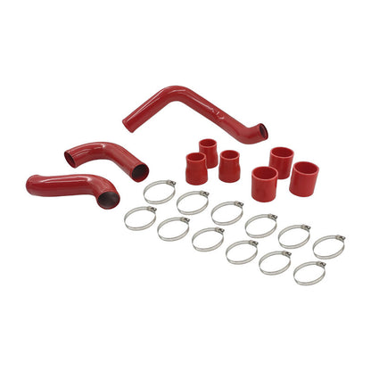 Intercooler Piping Kit With Joints & Clamps Red Fit For Nissan Navara D40 Turbo 2.5L YD25DDTI Engine 2005-2014