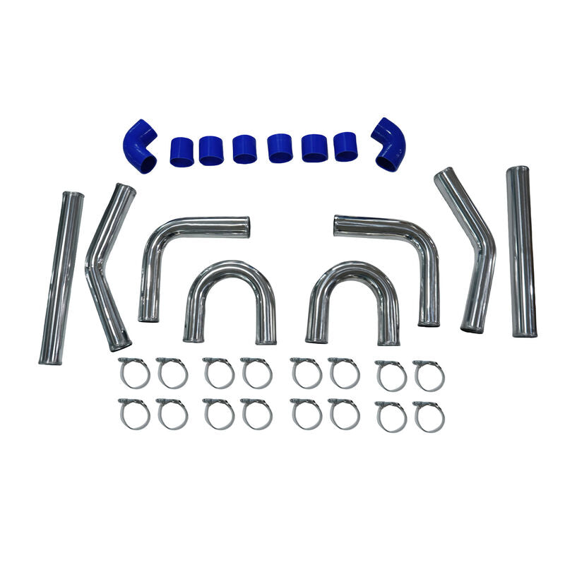 3Inch 76mm 3" Universal Turbo Intercooler Piping Pipe Kit Aluminum Fit For All Turbo Projects