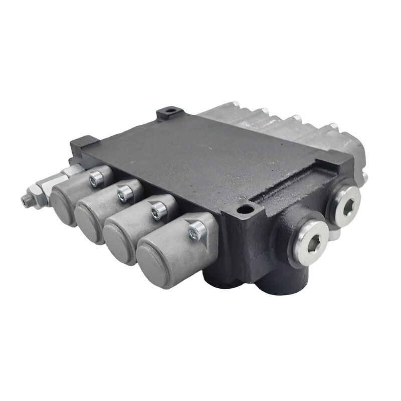 4 Spool P40 Hydraulic Directional Control Valve Fit For Tractor Loader Wood Chipper Excavator Forklift