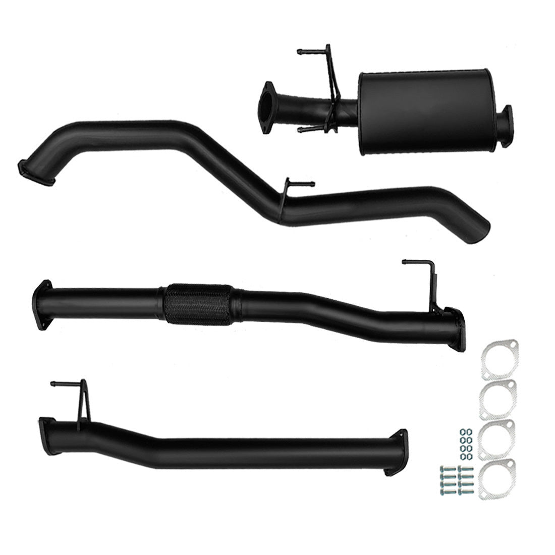 #Black - Aluminised Steel, #Muffler